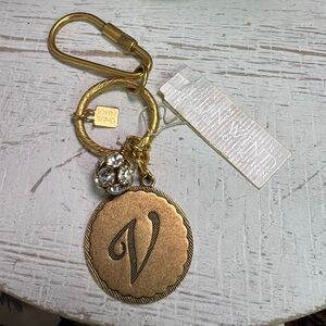 John Wind Maximal Art letter “V” Key Chain or Bag Charm B15